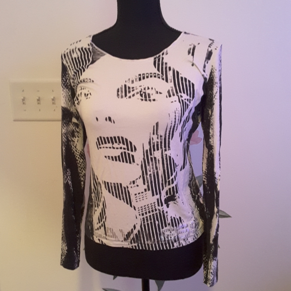 Luisa Cerano Shirt in Black and White